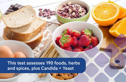 IgG Food MAP with Candida + Yeast - DBS
